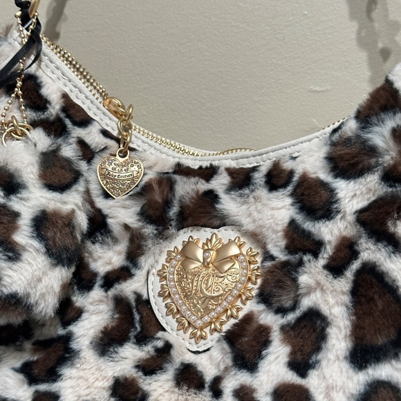 Juicy Couture Snow Leopard Print Shoulder Bag | Y2K - Picture 3 of 12